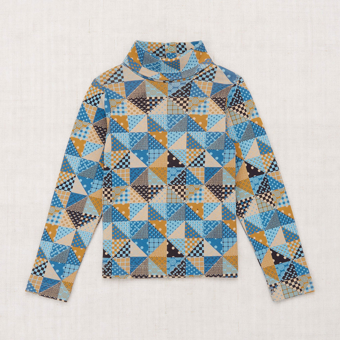 Misha and Puff Turtleneck - Lake Patchwork
