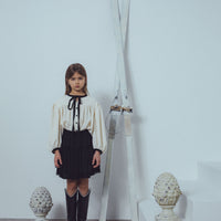 Unlabel Vanilla/Black Bow Blouse