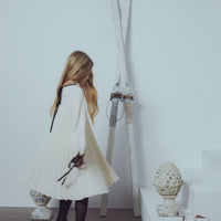 Unlabel Vanilla/Black Pleated Dress