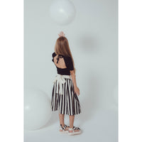 Unlabel Black/Milk Stripes Anne Skirt