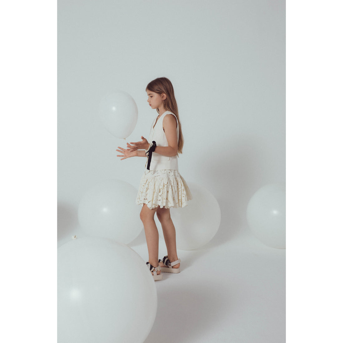 Unlabel Milk Lace Bree Skirt