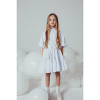 Unlabel Sky Blue Checks Nova Dress