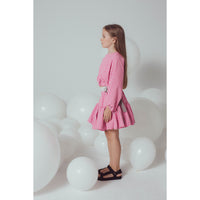 Unlabel Pink/Grey Checks Ava Skirt