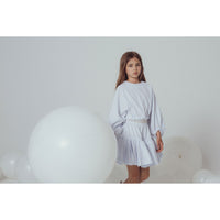 Unlabel Sky Blue Checks Austin Skirt