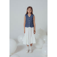 Unlabel White Embroidery Adam Skirt