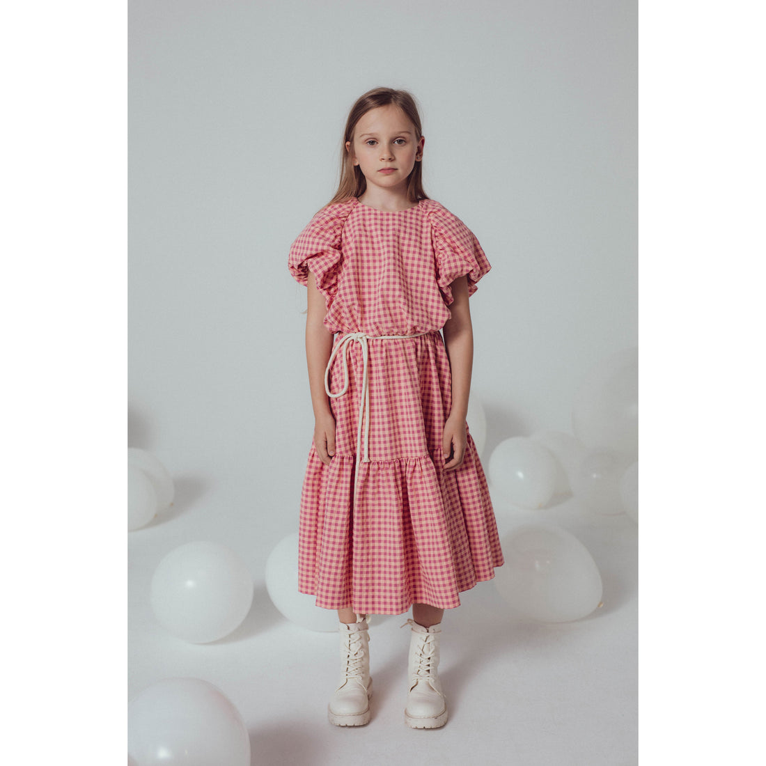 Unlabel Purple Check Maya Dress