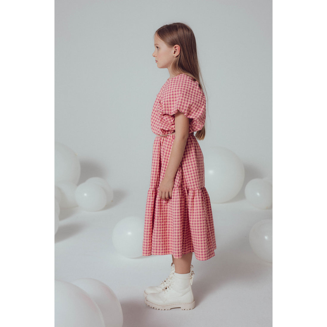 Unlabel Purple Check Maya Dress