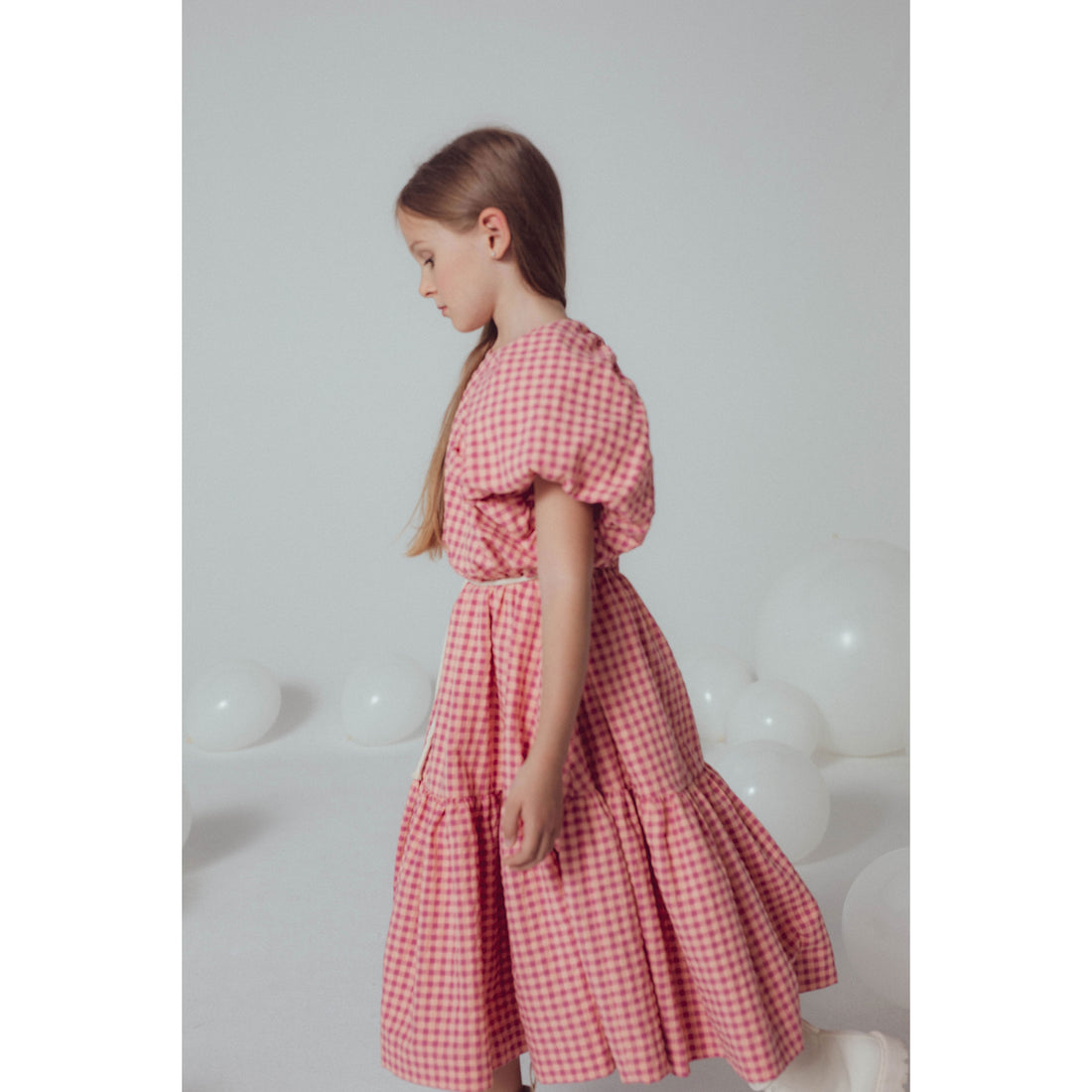 Unlabel Purple Check Maya Dress