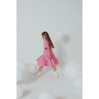 Unlabel Pink/Grey Checks Ruby Dress