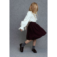 Unlabel Dark Burgundy Eret Skirt