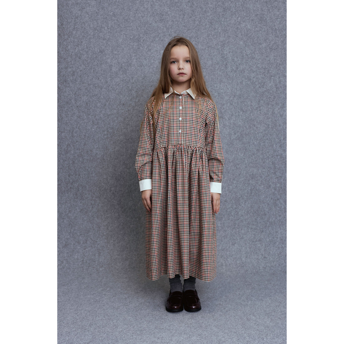 Unlabel Red Checks Sula Dress