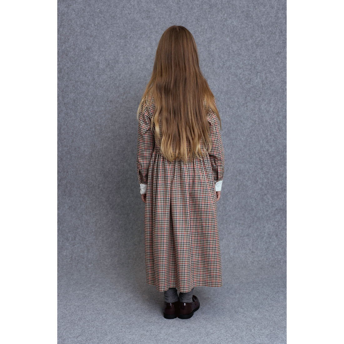 Unlabel Red Checks Sula Dress