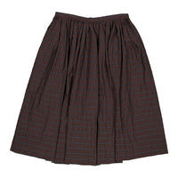 Unlabel Chocolate Stripes Bite Skirt