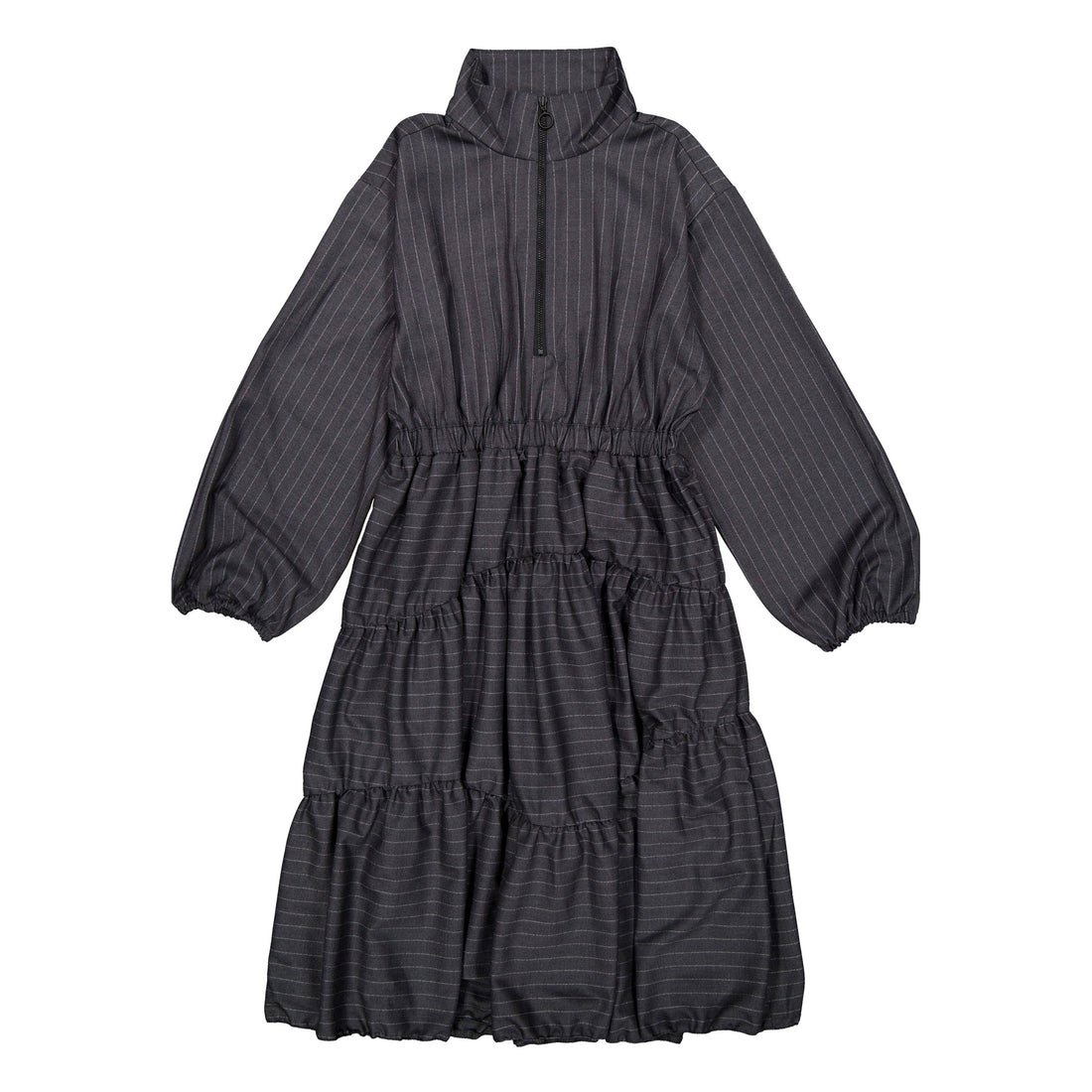 Unlabel Anthracite Stripes Wisp Dress