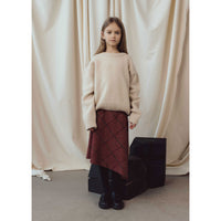 Unlabel Maroon Arrict Skirt