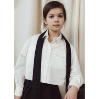 Unlabel White Beven Blouse