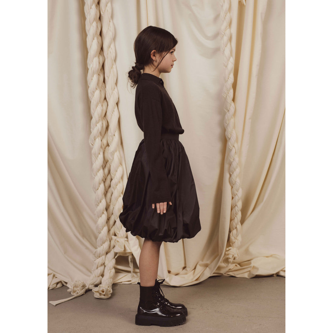 Unlabel Black Puff Skirt