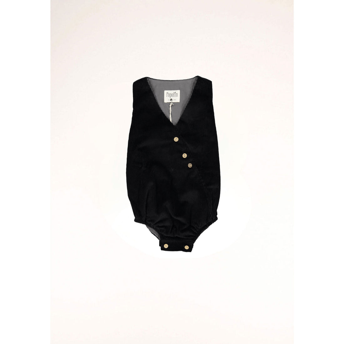 Popelin Black Crossover Romper