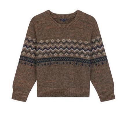 Soeur Grey Jacquard Wilhem Sweater