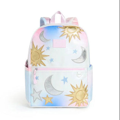 State Bags White Celestial Kane Double Pocket Backpack
