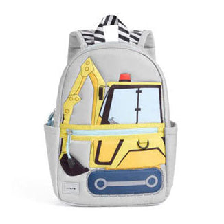 State Bags Grey Construction Truck Kane Mini Backpack