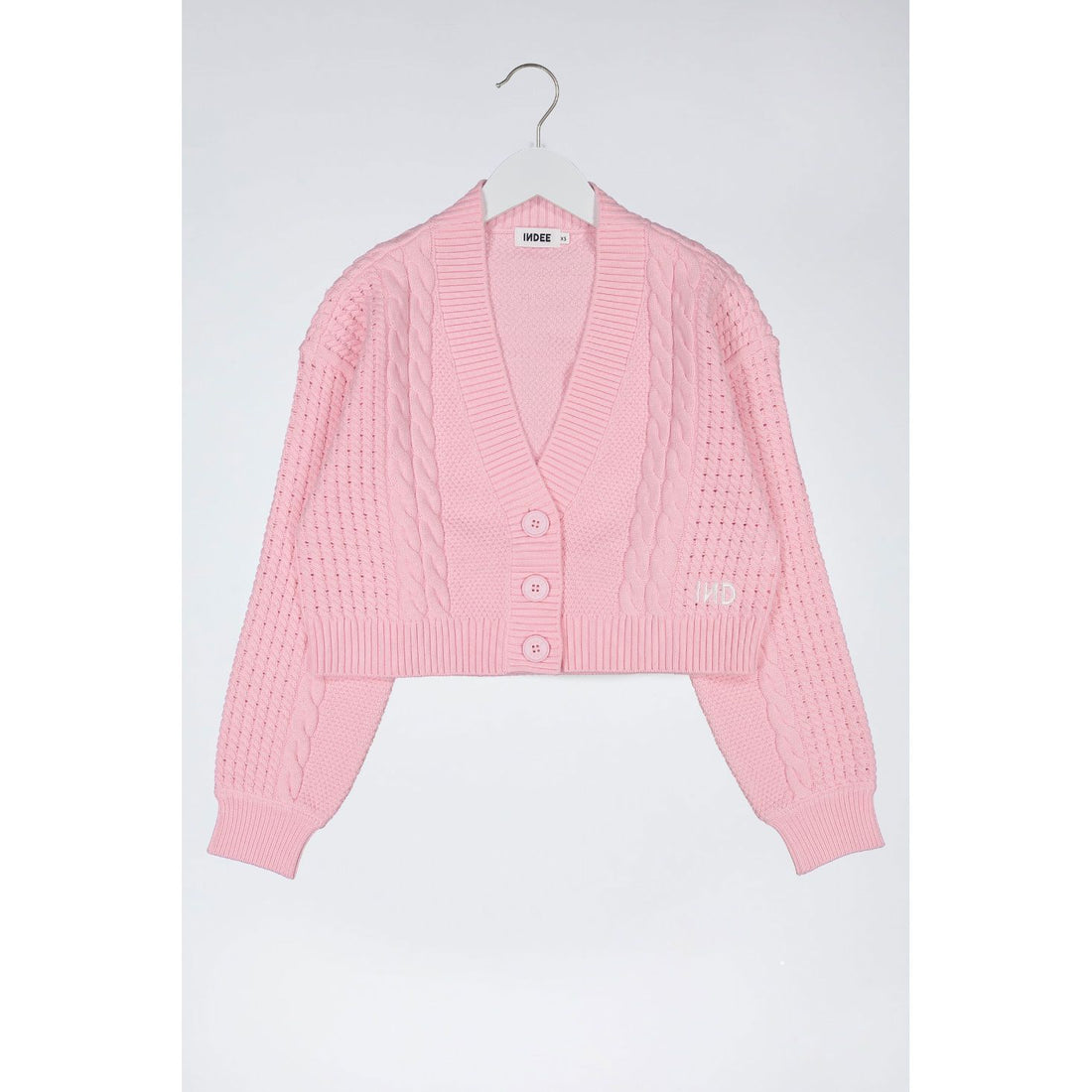 Indee Candy Pink Short Cardigan