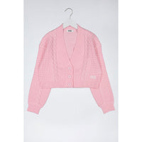 Indee Candy Pink Short Cardigan