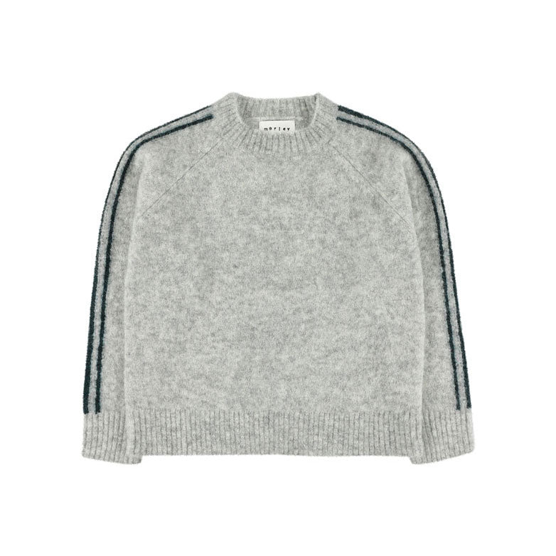Morley Grey Striped Pullover