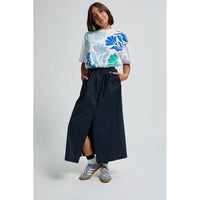 Indee Navy Valduchesse Skirt