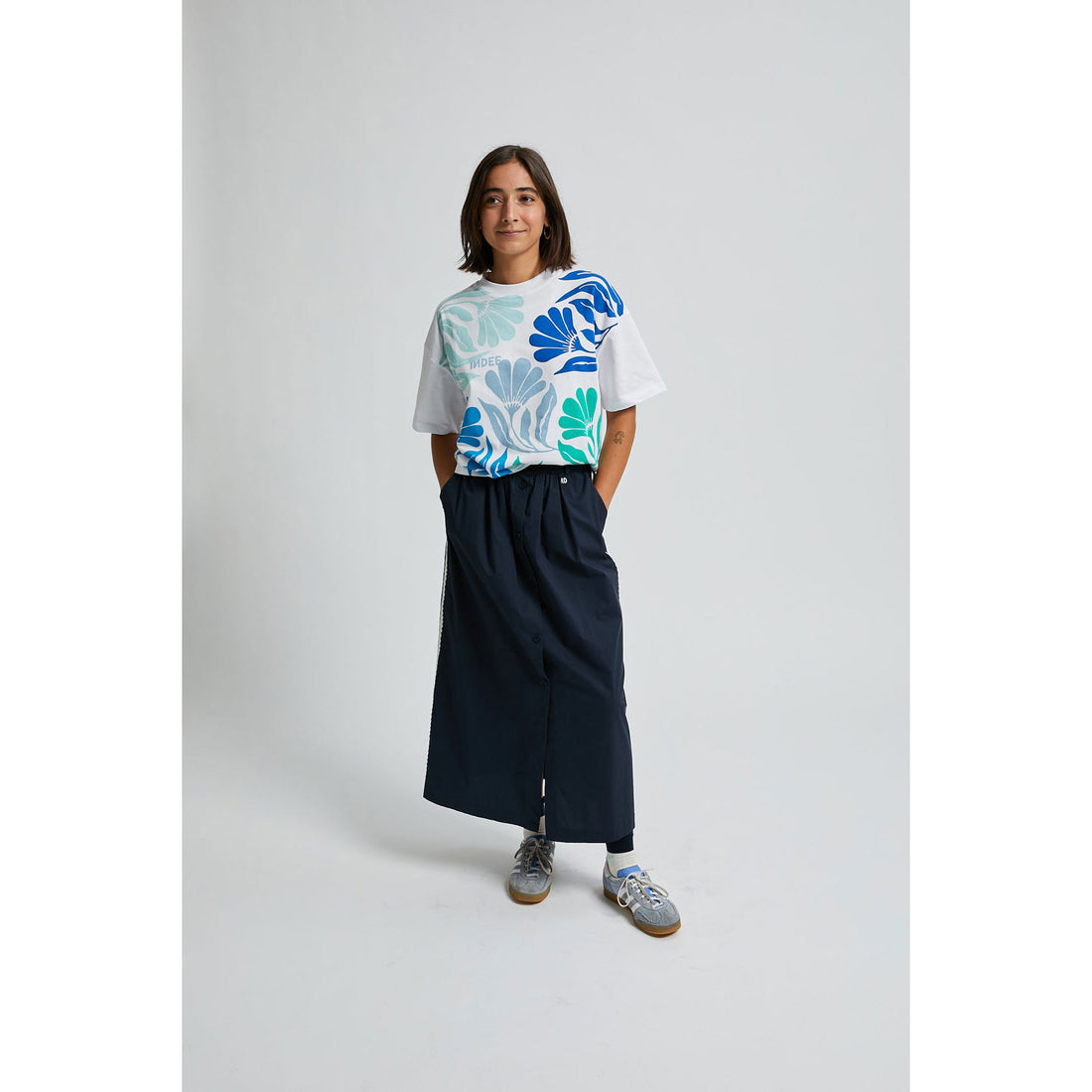 Indee Navy Valduchesse Skirt