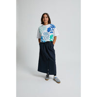 Indee Navy Valduchesse Skirt