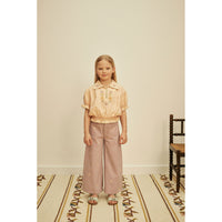 Apolina Satin Pink Valerie Blouse