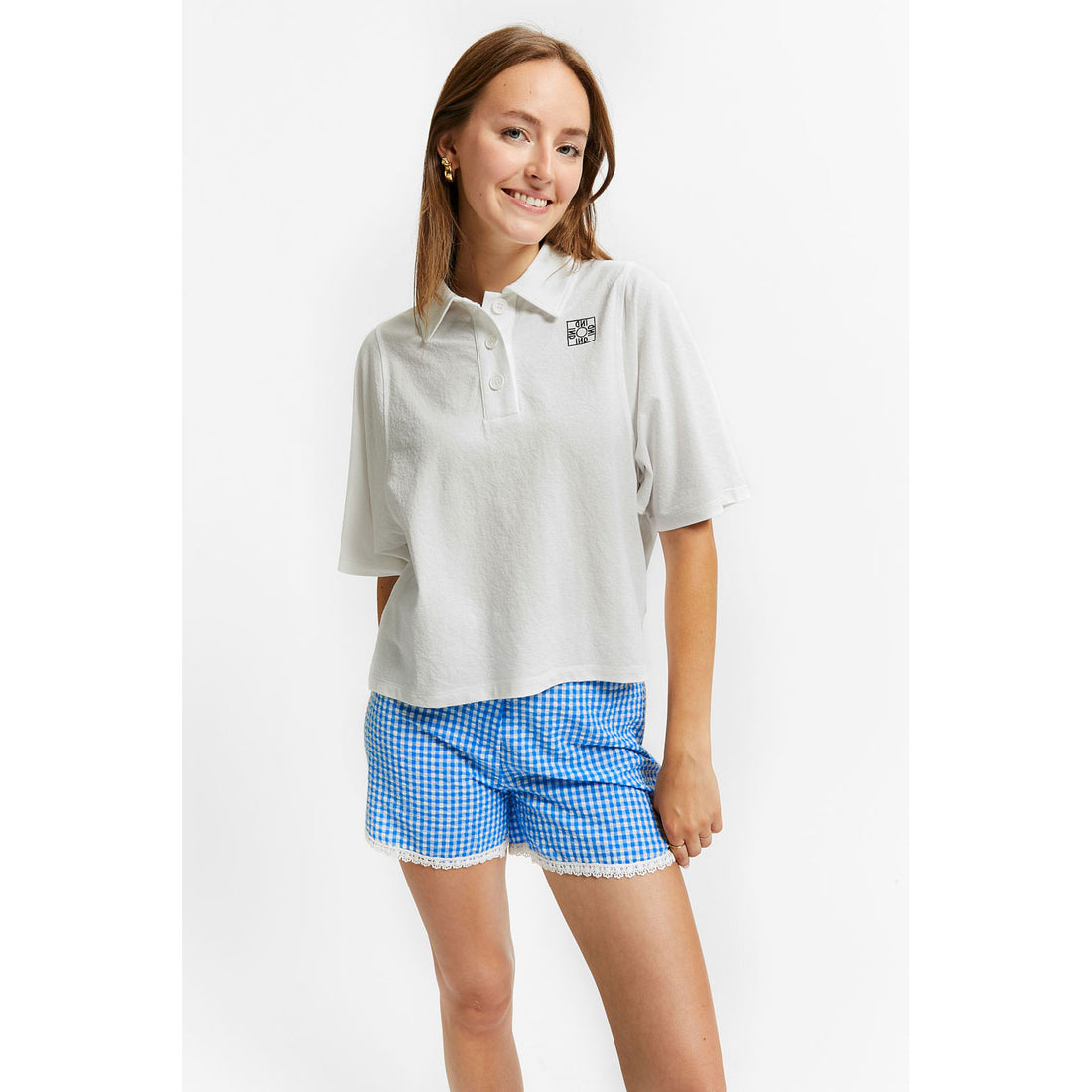 Indee Off White Variety Polo