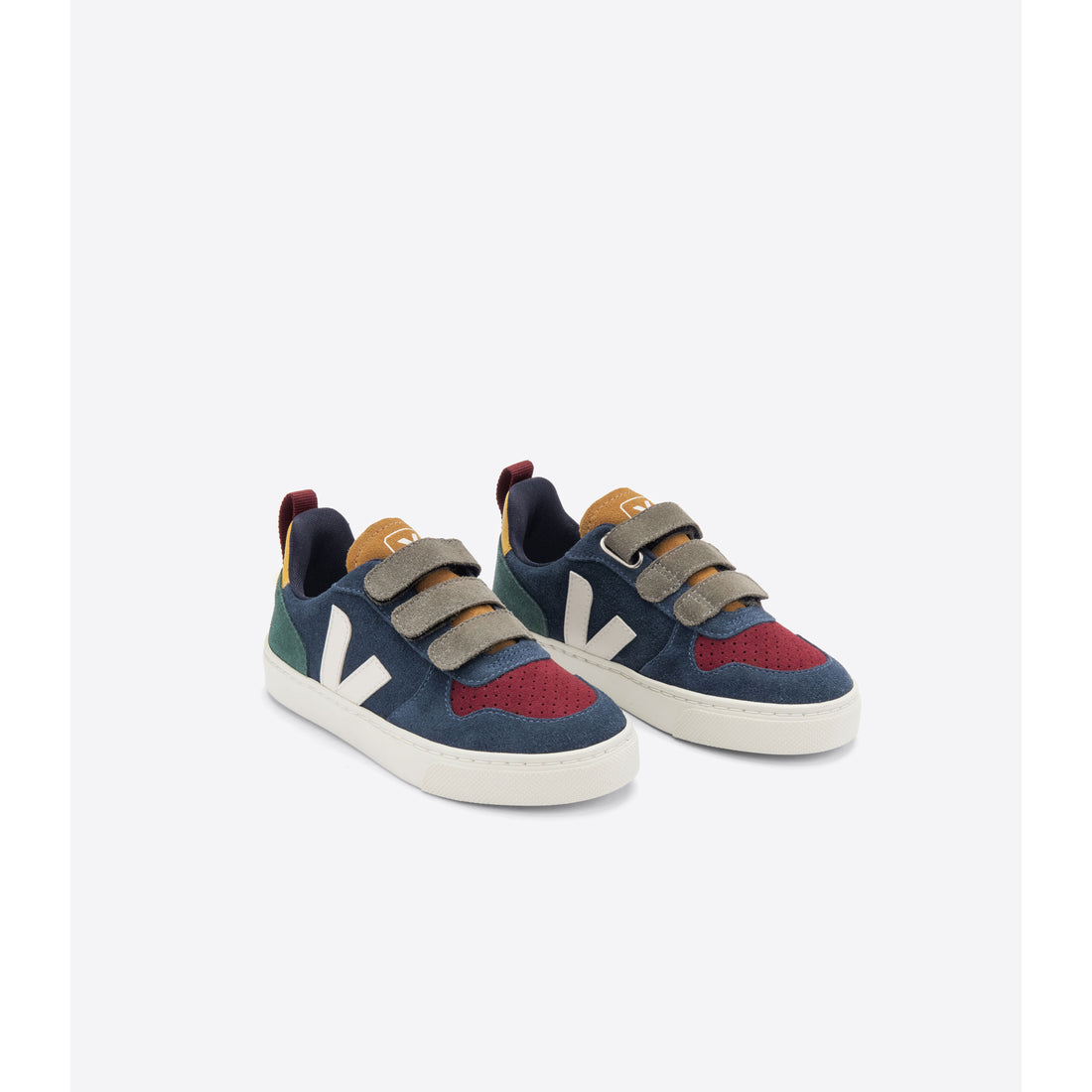 Veja Multico/Nautico Small V10 Suede Sneakers