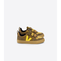 Veja Multico/Camel Small V10 Suede Sneakers