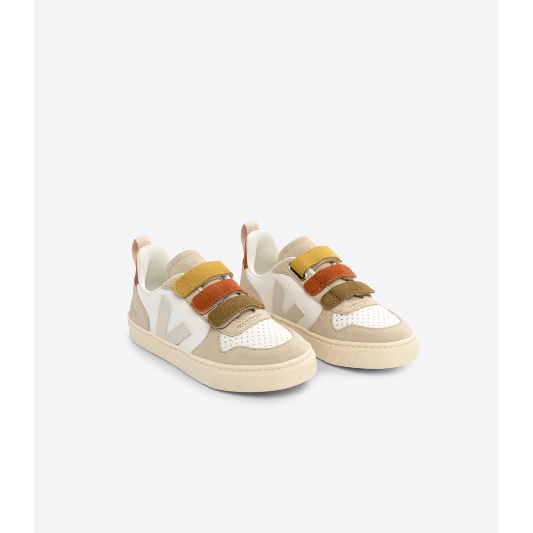 Veja Bonpoint Multico/Almond Small V10 Leat Sneakers