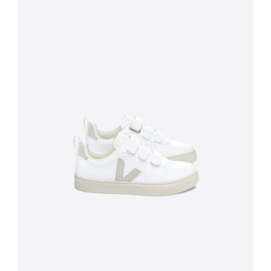 Veja White/Natural Small V10 Sneakers