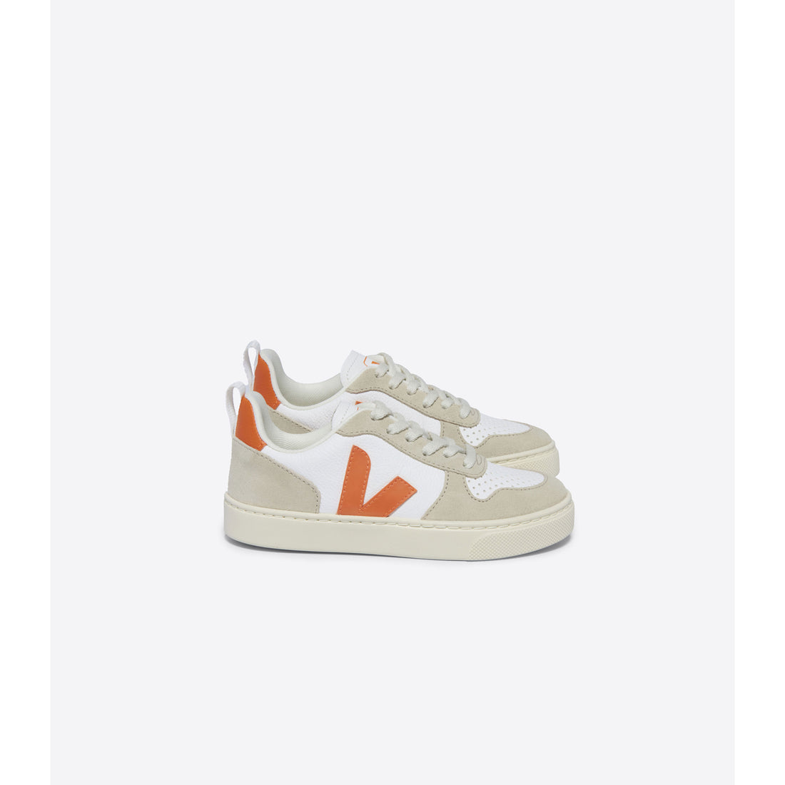 Veja Extra White/Furry/Almond Small V10 Sneakers
