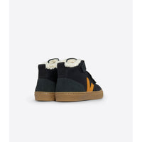 VEJA Black Ouro Grafite Small V10 Mid Winter Sneaker