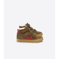 Veja Brown/Pekin Small Esplar Suede Mid Sneakers
