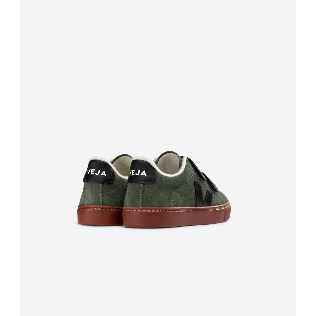 Veja Mud/Black Small Esplar Winter Suede Sneakers