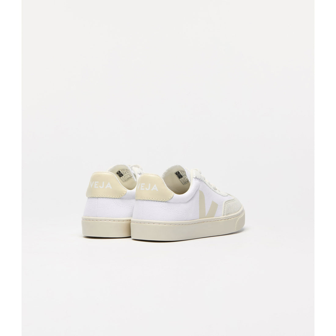 Veja White Calcaire Volley Canvas Sneakers