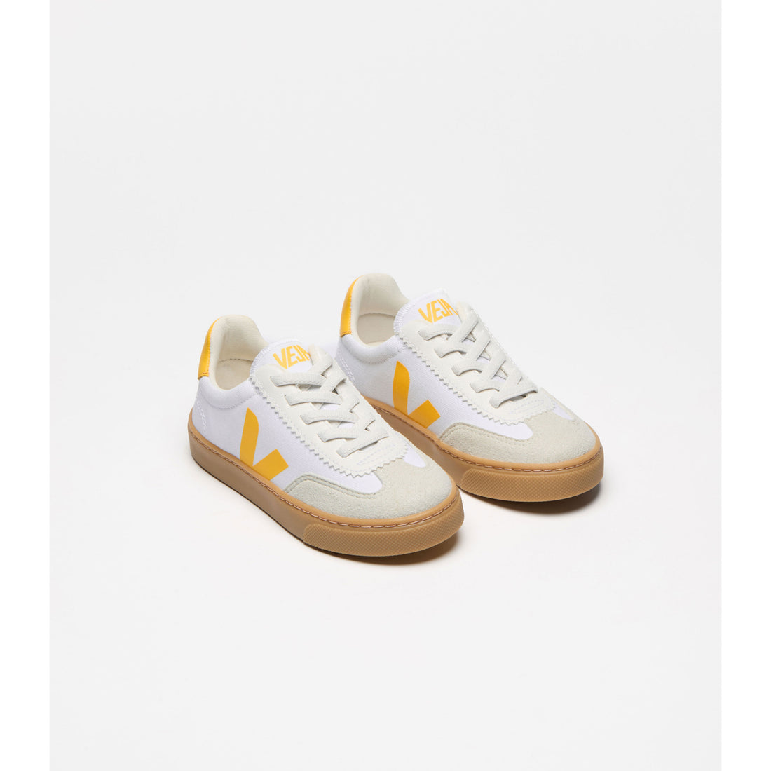 Veja White Sunshine Volley Canvas Sneakers