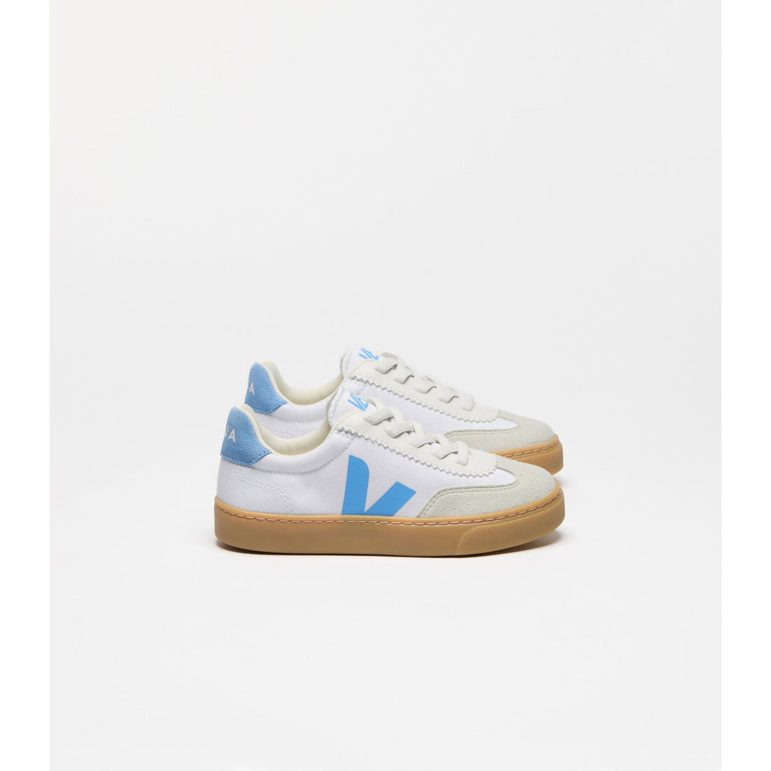 Veja White Aqua Volley Canvas Sneakers