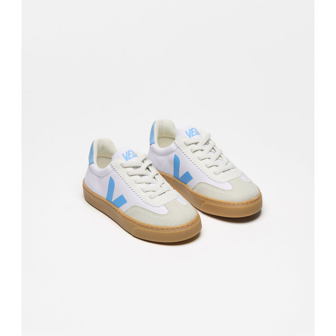 Veja White Aqua Volley Canvas Sneakers
