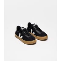 Veja Black White Volley Canvas Sneakers