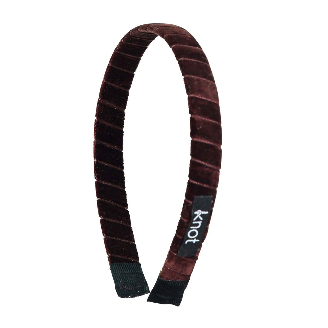 Knot Hairbands  Cocoa Velvet Ribbon Headband