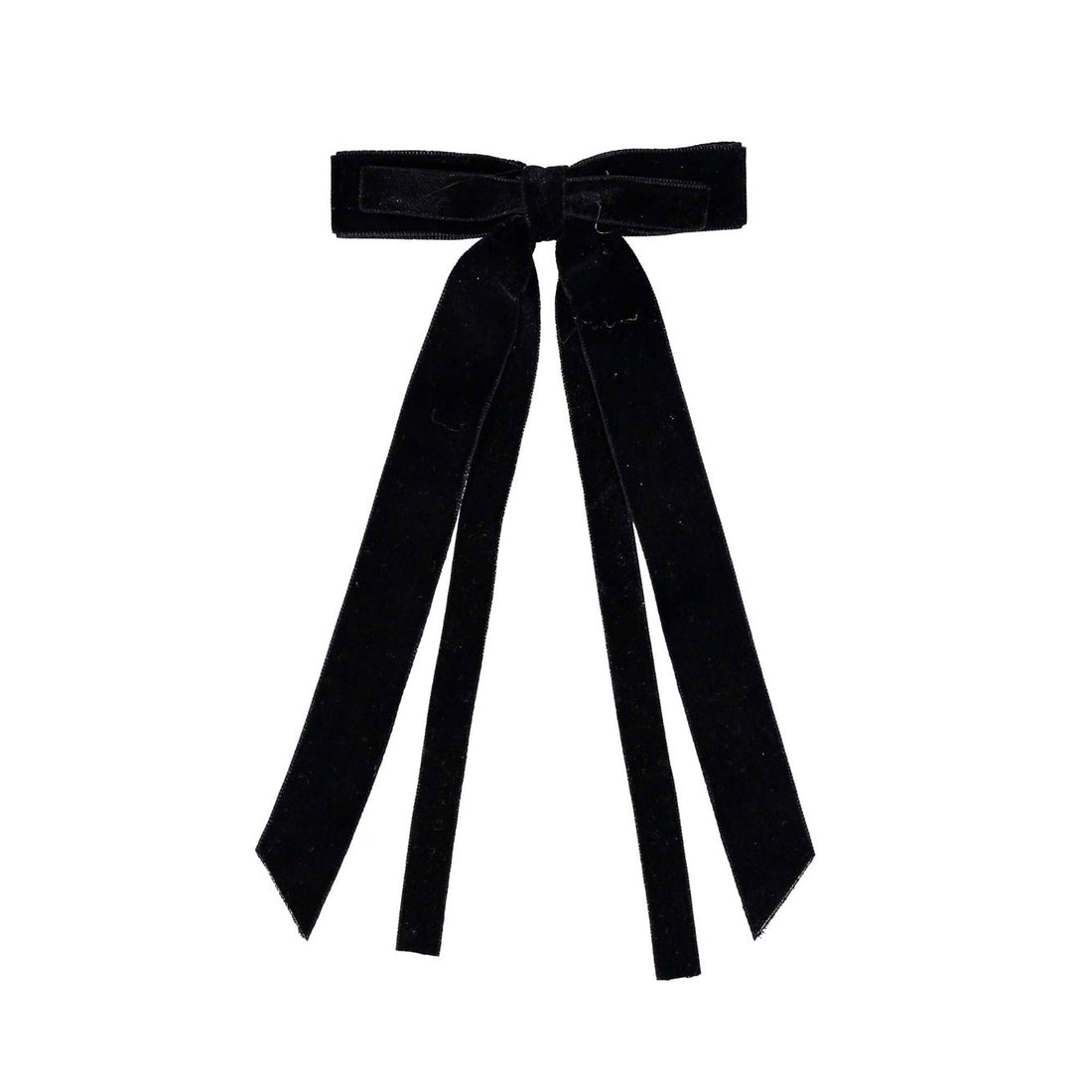 Knot Hairbands Black Velvet Trim Bow