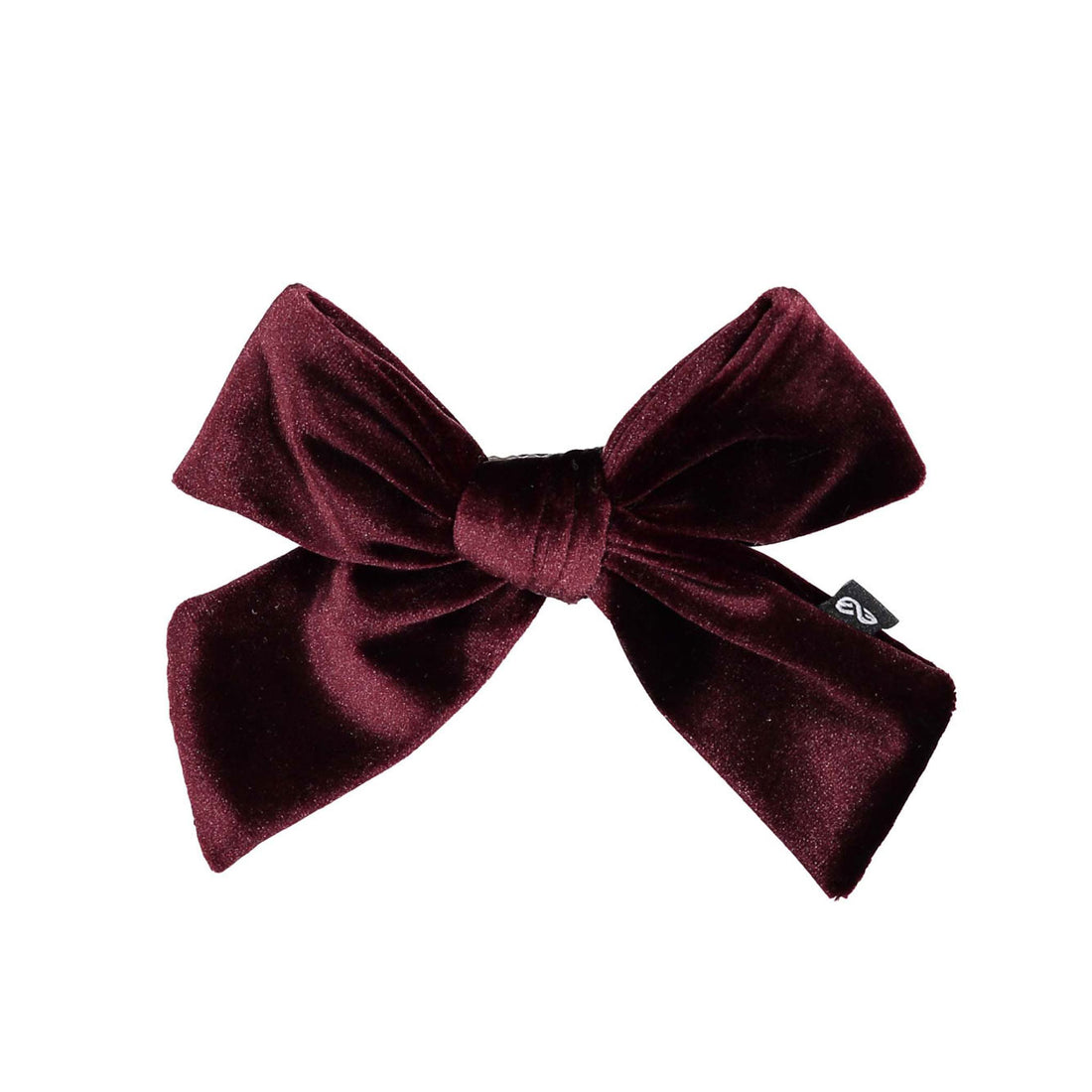 Knot Hairbands Burgundy Velveteen Bow