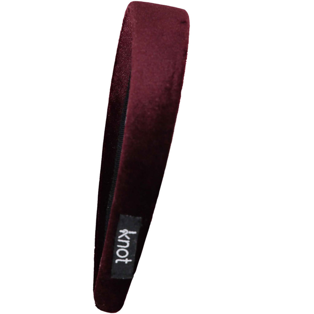 Knot Hairbands Burgundy Velveteen Headband